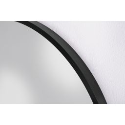 Dubiel Vitrum Ayo lustro łazienkowe 30 cm okrągłe rama czarna