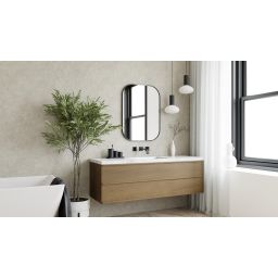 Dubiel Vitrum Luis lustro łazienkowe 40x60 cm owalne rama czarna