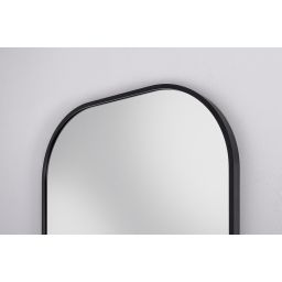 Dubiel Vitrum Luis lustro łazienkowe 60x80 cm owalne rama czarna
