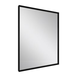 Dubiel Vitrum One lustro 50x60 cm prostokątne czarny