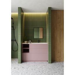 Dubiel Vitrum One lustro 50x60 cm prostokątne czarny