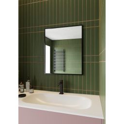 Dubiel Vitrum One lustro 60x80 cm prostokątne czarny