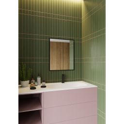 Dubiel Vitrum One lustro 60x80 cm prostokątne czarny