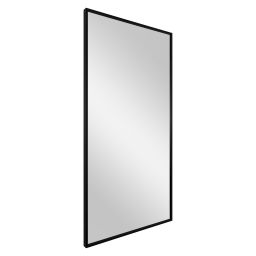Dubiel Vitrum One lustro 50x100 cm prostokątne czarny