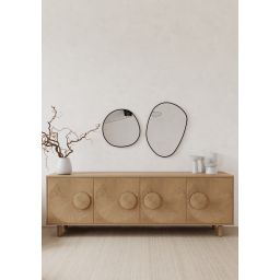 Dubiel Vitrum Fly lustro 50x50 cm czarny