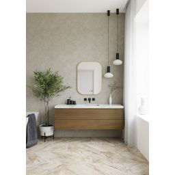 Dubiel Vitrum Luis Gold lustro 40x60 cm owalne złoty