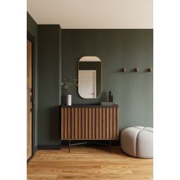 Dubiel Vitrum Luis Gold lustro 50x90 cm owalne złoty