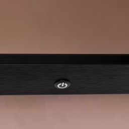 Dubiel Vitrum Soho lustro 60x80 cm z oświetleniem czarny