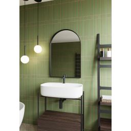 Dubiel Vitrum Gala Black lustro 45x80 cm czarny