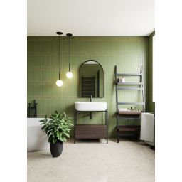 Dubiel Vitrum Gala Black lustro 60x90 cm czarny