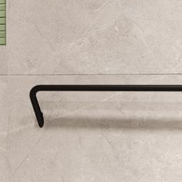 Deante Silia Nero drążek na ręcznik 61,6 cm czarny mat ADIN621