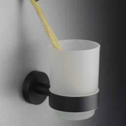 Deante Jasmin kubek na szczoteczki czarny ADJ_N911