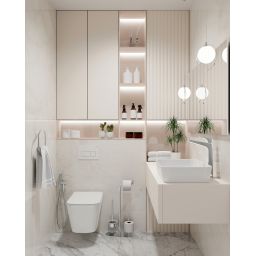 Deante Silia stojak na papier toaletowy ze szczotką WC chrom połysk ADI0732