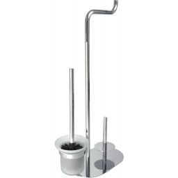 Deante Silia stojak na papier toaletowy ze szczotką WC chrom połysk ADI0732