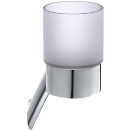 Deante Silia kubek na szczoteczki chrom/szkło mleczne ADI0911