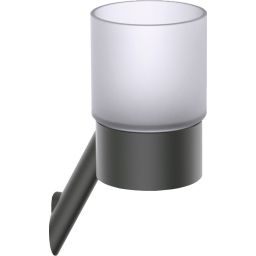 Deante Silia kubek na szczoteczki ścienny titanium ADID911