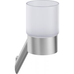 Deante Silia kubek na szczoteczki stal/szkło mleczne ADIF911