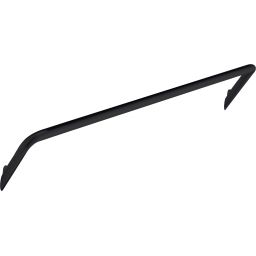 Deante Silia Nero drążek na ręcznik 61,6 cm czarny mat ADIN621