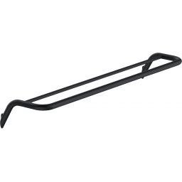 Deante Silia Nero drążek na ręcznik 61,5 cm podwójny czarny mat ADIN631