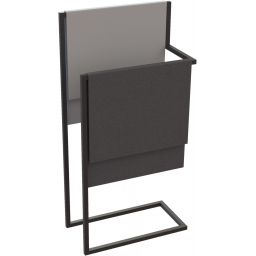 Deante Mokko wieszak na ręczniki stojący czarny mat ADMN622