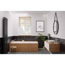 Deante Round kubek na szczoteczki ścienny szkło mleczne/chrom błyszczący ADR0911