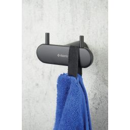 Deante Round haczyk podwójny czarny mat ADRN121