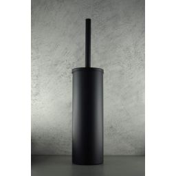 Deante Round szczotka toaletowa stojąca czarny mat ADRN712