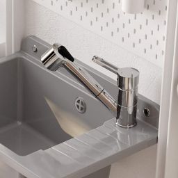 Deante Narcyz bateria kuchenna stojąca chrom BDN_071M