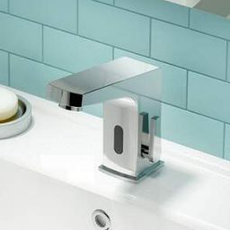 Deante Vital bateria umywalkowa stojąca elektroniczna chrom BCH_029V