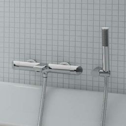 Deante Arnika bateria wannowo-prysznicowa ścienna chrom BQA010M