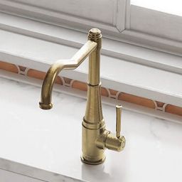 Deante Tamizo bateria kuchenna stojąca mosiądz BQTM63M