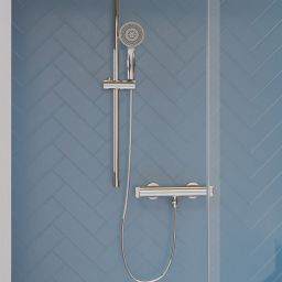 Deante bateria prysznicowa ścienna termostatyczna chrom BCH04BT