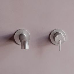 Deante Silia bateria umywalkowa podtynkowa stal szczotkowana BQSF54L