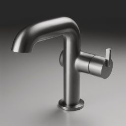 Deante Silia bateria umywalkowa stojąca titanium BQSD24M