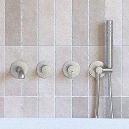 Deante Silia bateria wannowo-prysznicowa podtynkowa stal BQSF18P