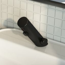 Deante Sense bateria umywalkowa stojąca elektroniczna czarna BQRN29V