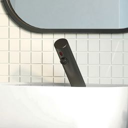 Deante Sense bateria umywalkowa stojąca elektroniczna czarna BQR_N28V