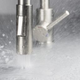 Deante Luno bateria kuchenna stojąca stal-beżowa BOC_5740