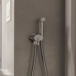 Deante Silia bateria bidetowa podtynkowa chrom BQS_034M