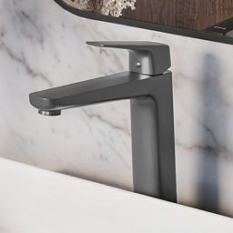 Deante Blur bateria umywalkowa stojąca titanium BQL_D20K