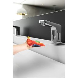 Deante Vital bateria umywalkowa stojąca elektroniczna chrom BCH_029V