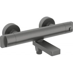 Deante bateria wannowo-prysznicowa ścienna termostatyczna titanium BCHD1BT