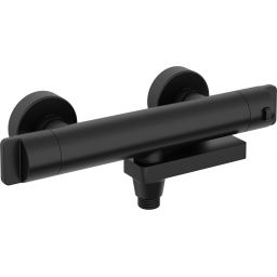 Deante bateria wannowo-prysznicowa ścienna termostatyczna czarny mat BCHN1BT