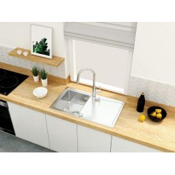 Deante Lukrecja bateria kuchenna stojąca chrom BDH_072M