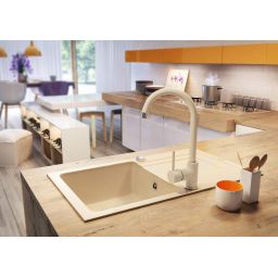 Deante Nemezja bateria kuchenna stojąca beżowa BEN_762M