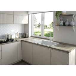 Deante Nemezja bateria kuchenna stojąca biała BEN_A62M