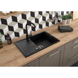 Deante Milin bateria kuchenna stojąca czarna BEU_B62M