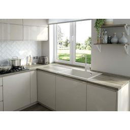 Deante Milin bateria kuchenna stojąca biała