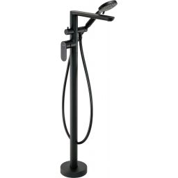 Deante Alpinia bateria wannowo-prysznicowa wolnostojąca czarna BGA_N17M