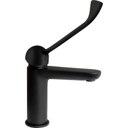 Deante Alpinia bateria umywalkowa stojąca czarna BGAN20C